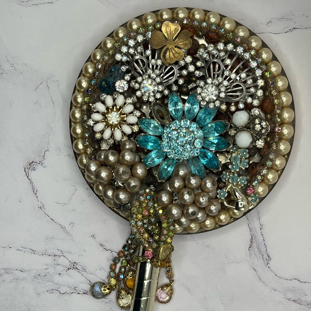 Vintage Handheld Mirror Wicked Inspired